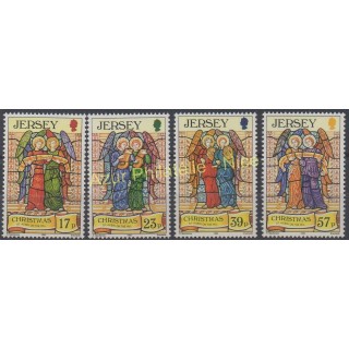 Timbres - Thème Noël - Jersey - 1993 - No 629/632