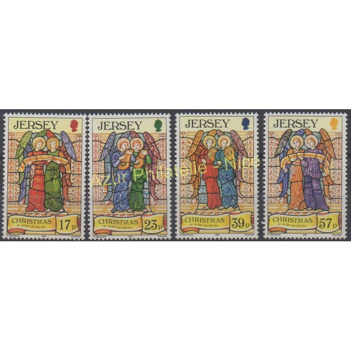 Stamps - Theme christmas - Jersey - 1993 - Nb 629/632