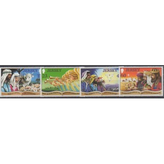 Timbres - Thème Noël - Jersey - 1994 - No 668/671