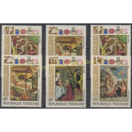 Togo - 1972 - No 760/762 - PA 193/ PA 195 - Noël