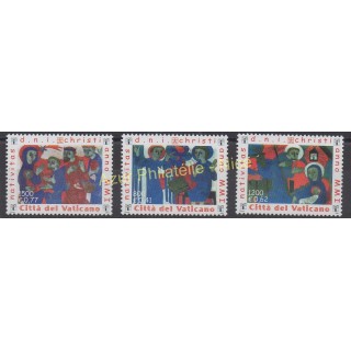 Timbres - Thème Noël - Vatican - 2001 - No 1247/1249