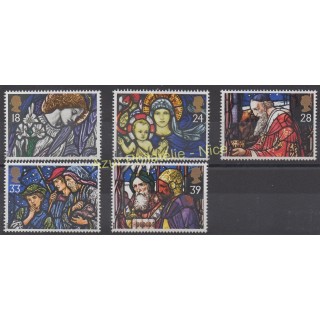 Timbres - Thème Noël - Grande-Bretagne - 1992 - No 1640/1644