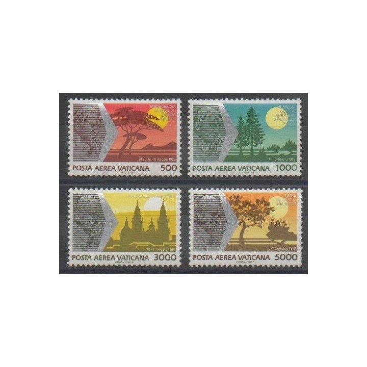 Timbres - Vatican - 1990 - No PA88/PA91 - Papauté