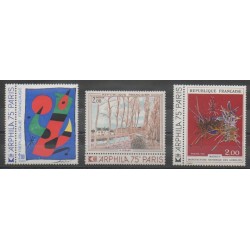 France - Poste - 1974 - Nb 1811/1813 - Paintings - Exhibition
