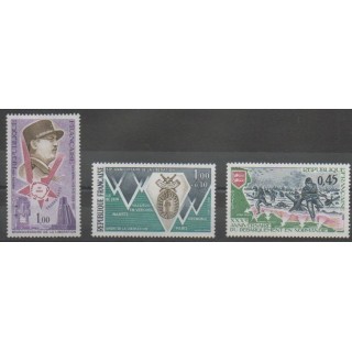 Stamps - France - Poste -  - Nb 1796/1797 - 1799 - Second World War