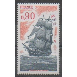 Timbres - France - Poste - 1975 - No 1862 - Navigation