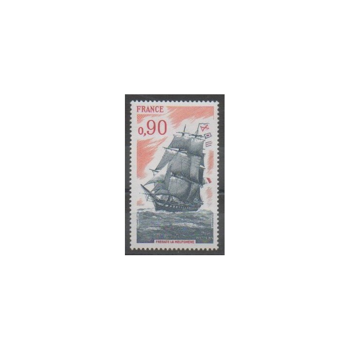 Timbres - France - Poste - 1975 - No 1862 - Navigation