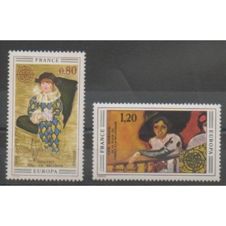 Timbres - France - Poste - 1975 - No 1840/1841 - Peinture