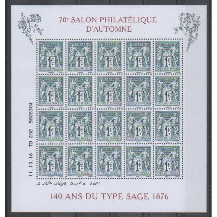 Timbres - France - Blocs et feuillets - 2016 - No F5094
