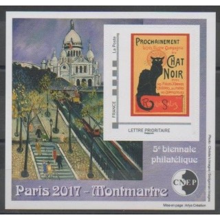 Timbres - France - Feuillets CNEP - 2017 - No CNEP 75 - Monuments