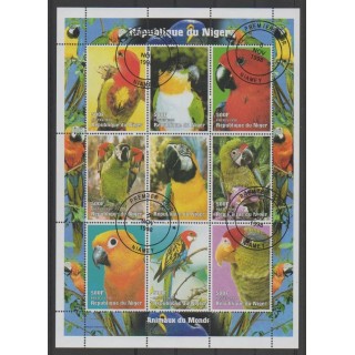 Timbres - Niger - 1998 - No 1247/1255 - Oiseaux - Oblitéré