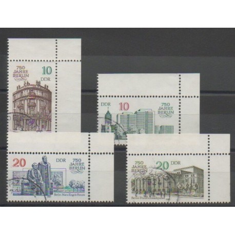 East Germany (GDR) - 1987 - Nb 2695/2698 - Monuments - Used