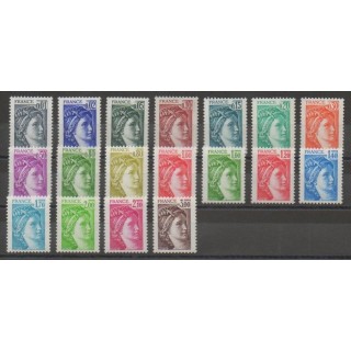 Stamps - France - Poste - 1978 - Nb 1962/1979