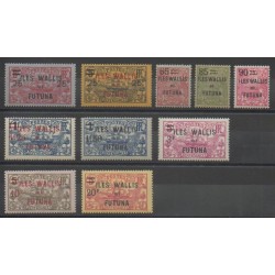 Wallis and Futuna - 1924 - Nb 30/39 - Mint hinged