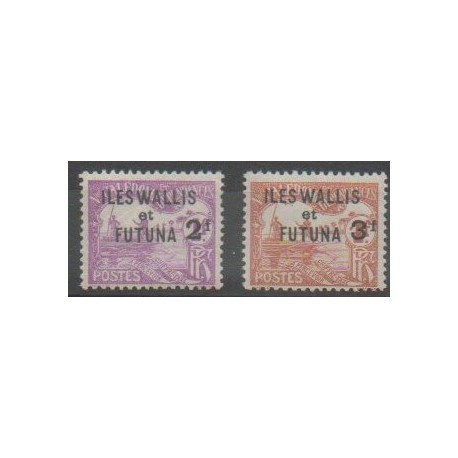 Wallis and Futuna - 1927 - Nb T9/T10