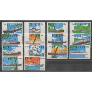 Timbres - Saint-Christophe - 1990 - No 713/726 - Navigation