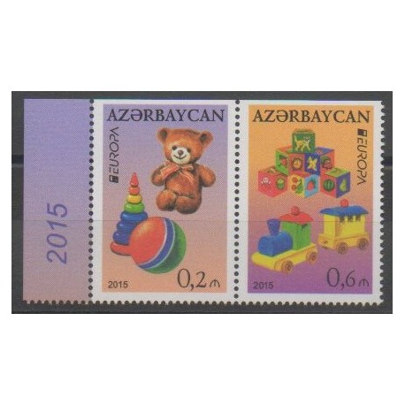 Azerbaïdjan - 2015 - No 898a/899a - Enfance - Europa