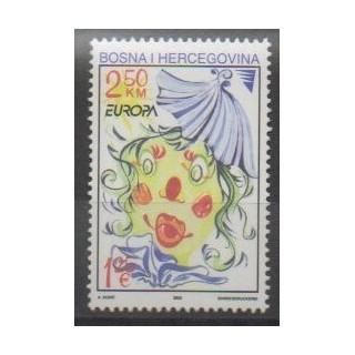 Stamps - Bosnia and Herzegovina - 2002 - Nb 372 - Circus - Europa