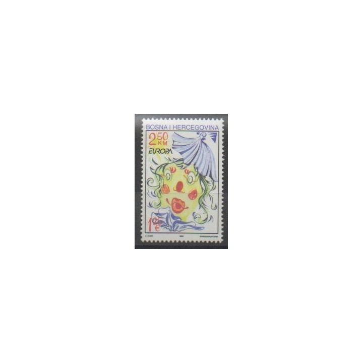 Timbres - Bosnie-Herzégovine - 2002 - No 372 - Cirque - Europa