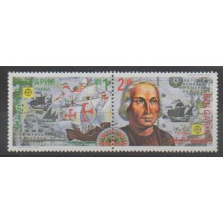 Timbres - Bulgarie - 1992 - No 3445/3446 - Christophe Colomb - Europa