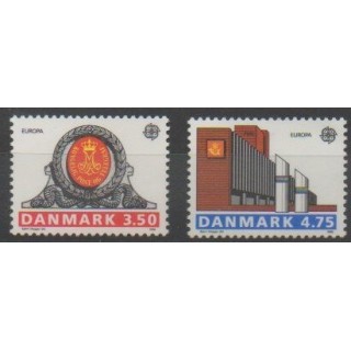 Timbres - Danemark - 1990 - No 978/979 - Europa