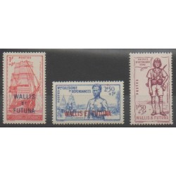 Wallis and Futuna - 1941 - Nb 87/89