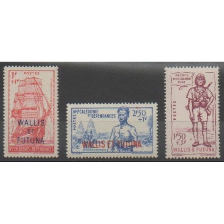 Wallis et Futuna - 1941 - No 87/89