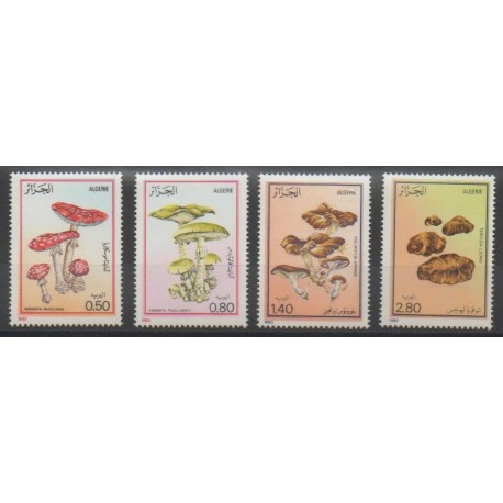 Algeria - 1983 - Nb 787/790 - Mushrooms