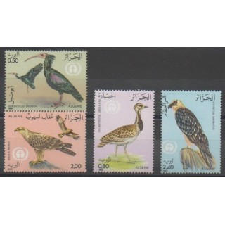 Timbres - Algérie - 1982 - No 772/775 - Oiseaux