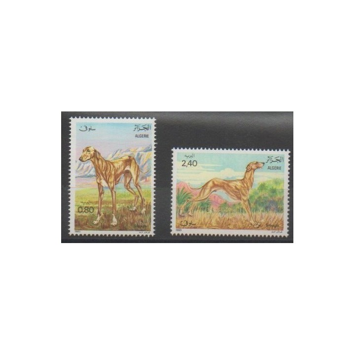 Stamps - Algeria - 1983 - Nb 798/799 - Dogs