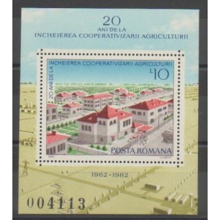 Timbres - Roumanie - 1982 - No BF156 - Sites