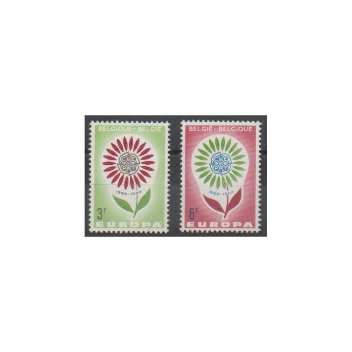 Stamps - Belgium - 1964 - Nb 1298/1299 - Europa