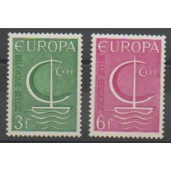 Belgique - 1966 - No 1389/1390 - Europa