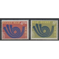 Belgique - 1973 - No 1661/1662 - Europa