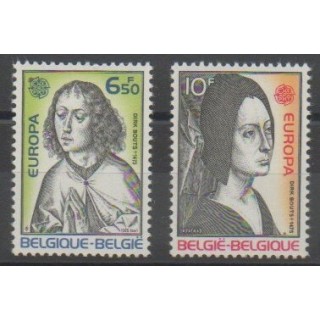 Stamps - Belgium - 1975 - Nb 1757/1758 - Paintings - Europa