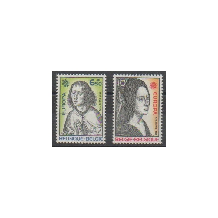 Stamps - Belgium - 1975 - Nb 1757/1758 - Paintings - Europa