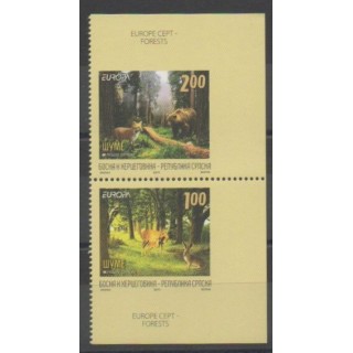 Timbres - Bosnie-Herzégovine République Serbe - 2011 - No 488a/489a - Arbres - Europa