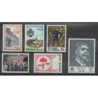Stamps - Belgium - 1977 - Nb 1837/1842