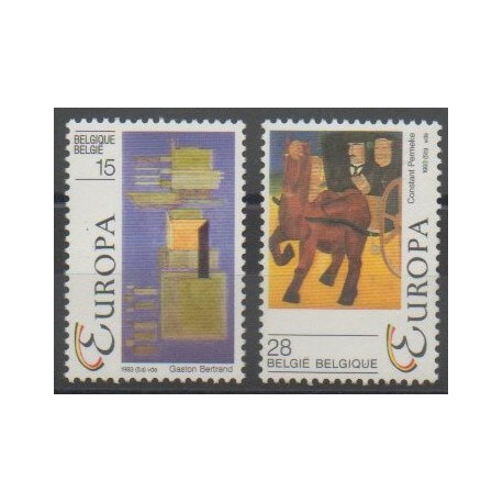 Belgium - 1993 - Nb 2501/2502 - Circus - Europa