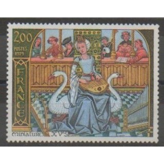 Stamps - France - Poste - 1979 - Nb 2033 - Music