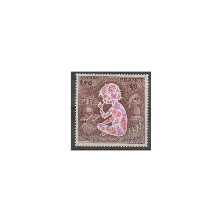 Timbres - France - Poste - 1979 - No 2028 - Enfance