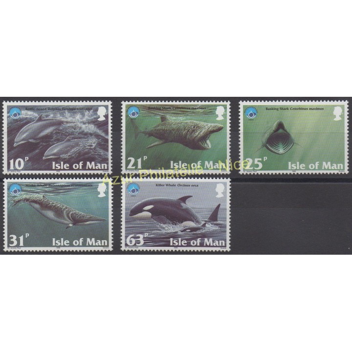 Stamps - Theme sea life - Man (Isle of) - 1998 - Nb 797/801