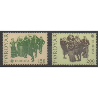 Timbres - Féroé (Iles) - 1981 - No 57/58 - Europa