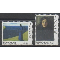 Faroe (Islands) - 1996 - Nb 294/295 - Celebrities - Europa