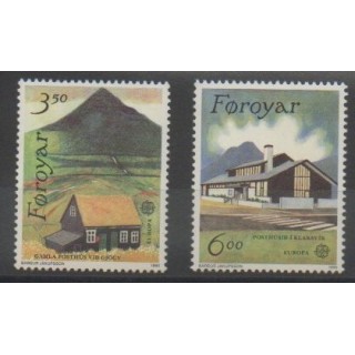 Timbres - Féroé (Iles) - 1990 - No 192/193 - Europa