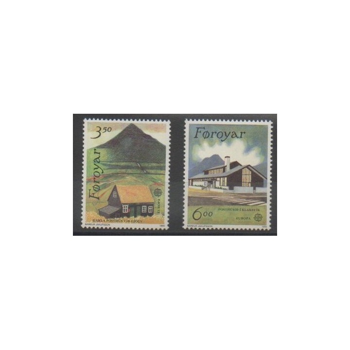 Stamps - Faroe (Islands) - 1990 - Nb 192/193 - Europa