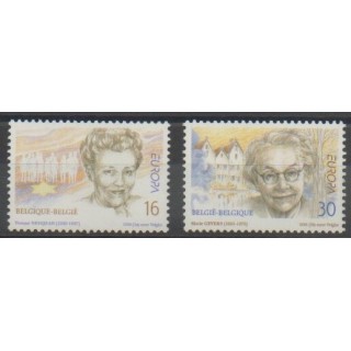 Stamps - Belgium - 1996 - Nb 2637/2638 - Celebrities - Europa