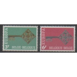 Belgique - 1968 - No 1452/1453 - Europa