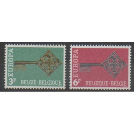 Belgium - 1968 - Nb 1452/1453 - Europa