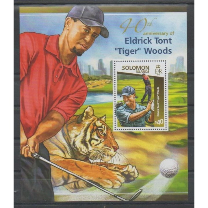 Stamps - Solomon (Islands) - 2015 - Nb BF408 - Various sports